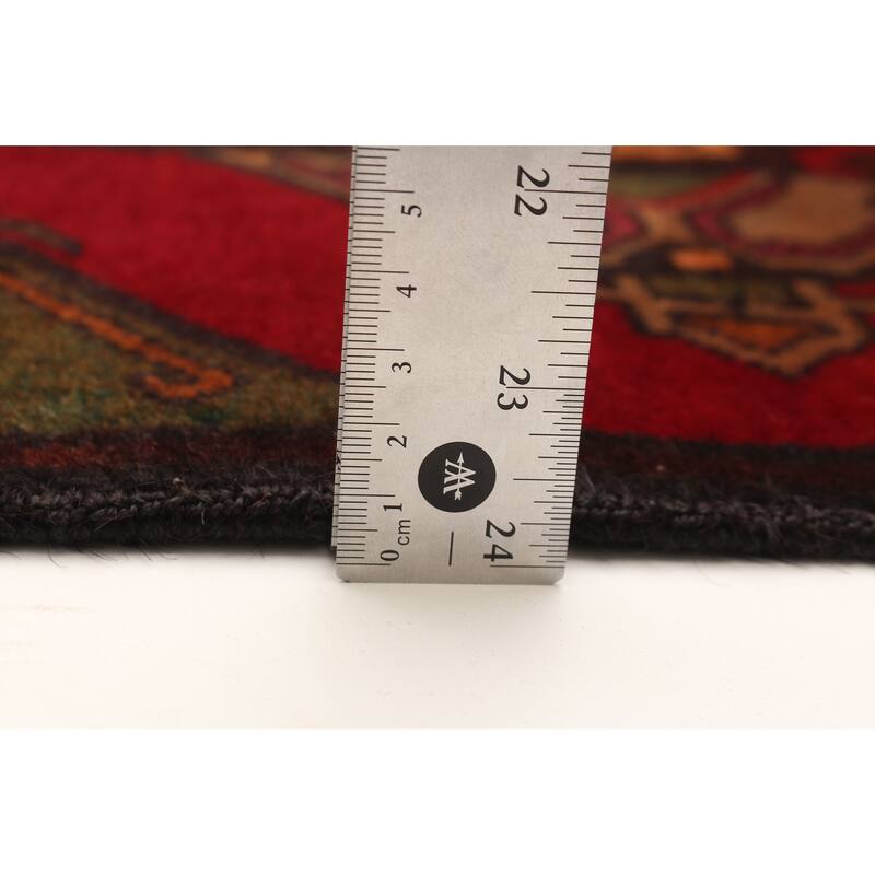 ECARPETGALLERY Hand-knotted Baluch Burnt Orange Wool Rug - 3'8 x 6'8