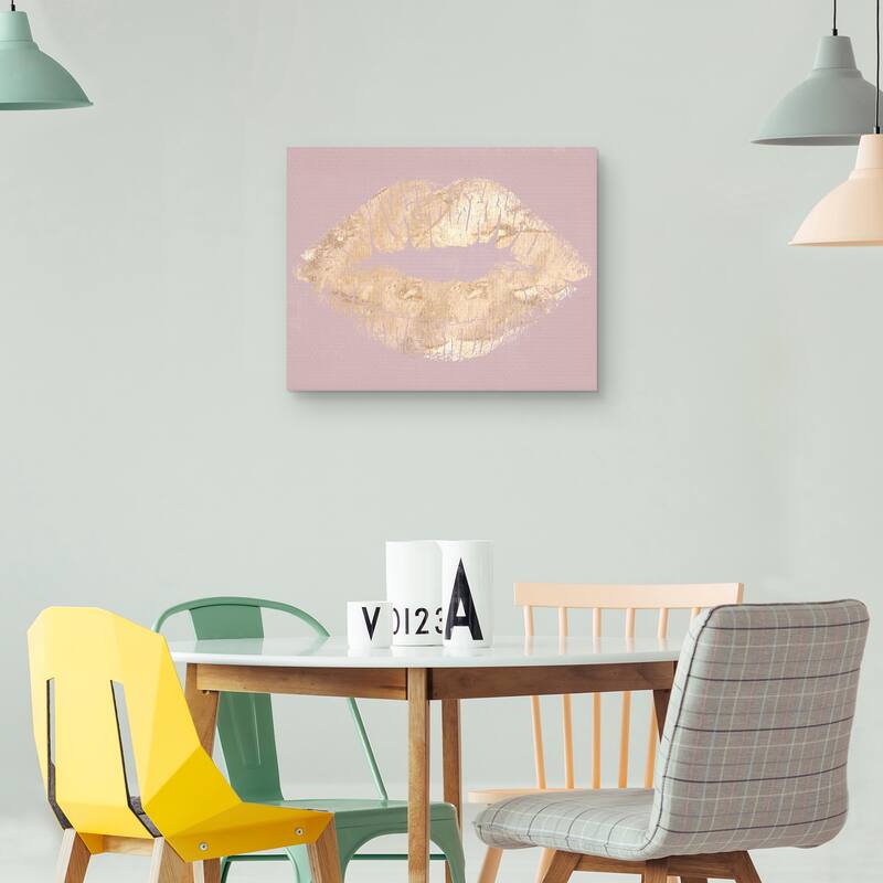 First Kiss by Belle Maison Canvas Art Print