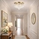 preview thumbnail 40 of 45, GetLedel Modern 5-Light Crystal Flush Mount Chandelier