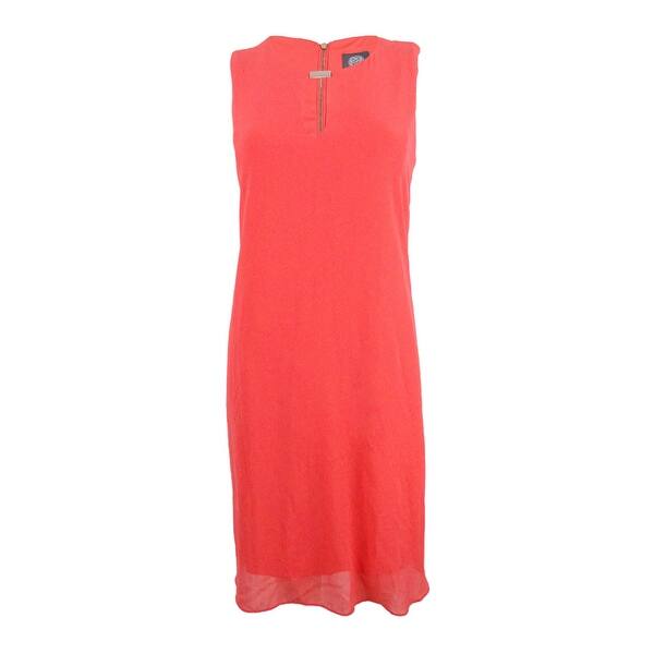 Shop Vince Camuto Women S Sleeveless Keyhole Flyaway Dress Free