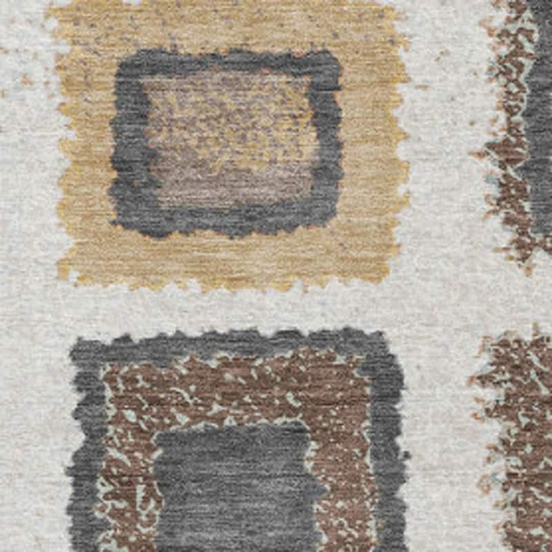 HomeRoots Geometric Transitional Rectangle Outdoor Rug