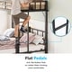 preview thumbnail 5 of 5, Metal Triple Bunk Bed Twin Over Twin Over Twin,3 Bunk Beds with Shelves for Kids,Teens and Adults,Heavy Duty,Black