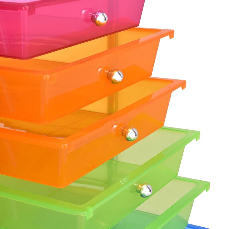 Costway 20 Drawers Rolling Cart Storage Scrapbook Paper Studio - See Details