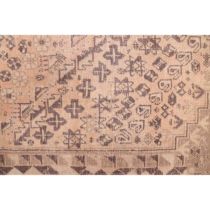 ECARPETGALLERY Hand-knotted Antalya Vintage Light Copper Wool Rug - 5'2 x 8'10