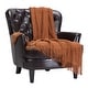preview thumbnail 12 of 59, Chanasya Textured Knit Acrylic Throw Blanket With Tassels 50 x 65 Inches - Cashew