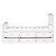preview thumbnail 59 of 70, Twin Size Platform Storage Bed Solid Wood Bed with 6 Drawers,Paint Surface,Environmentally Friendly Materials