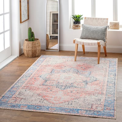 Artistic Weavers Nilufer Traditional Medallion Machine Washable Area Rug