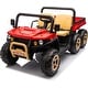 preview thumbnail 11 of 38, 24V Ride On Toys for Kids, 2 Seater Ride On Dump Truck, 4WD Electric UTV w/6 Wheels Red