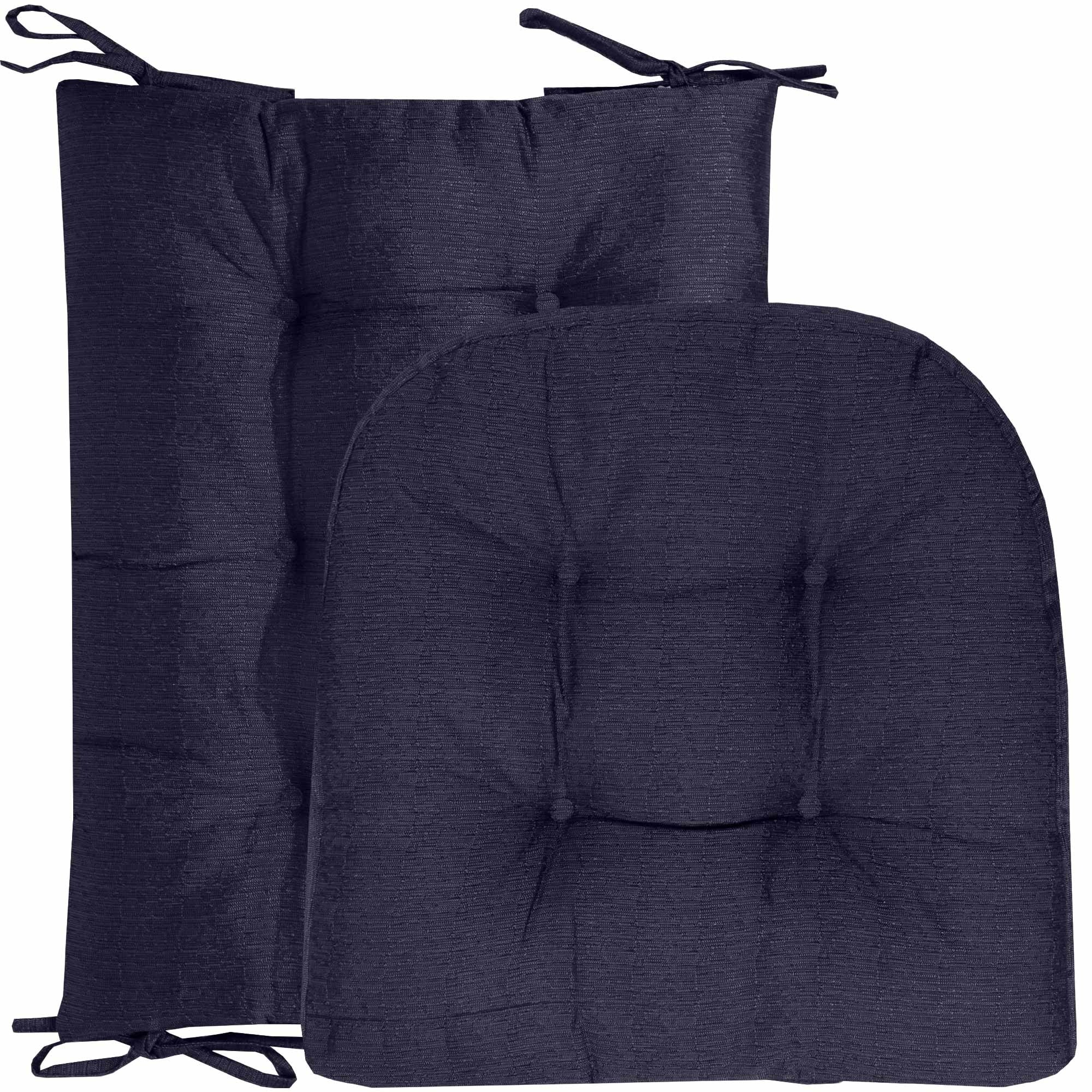 Navy blue rocking chair cushions on sale
