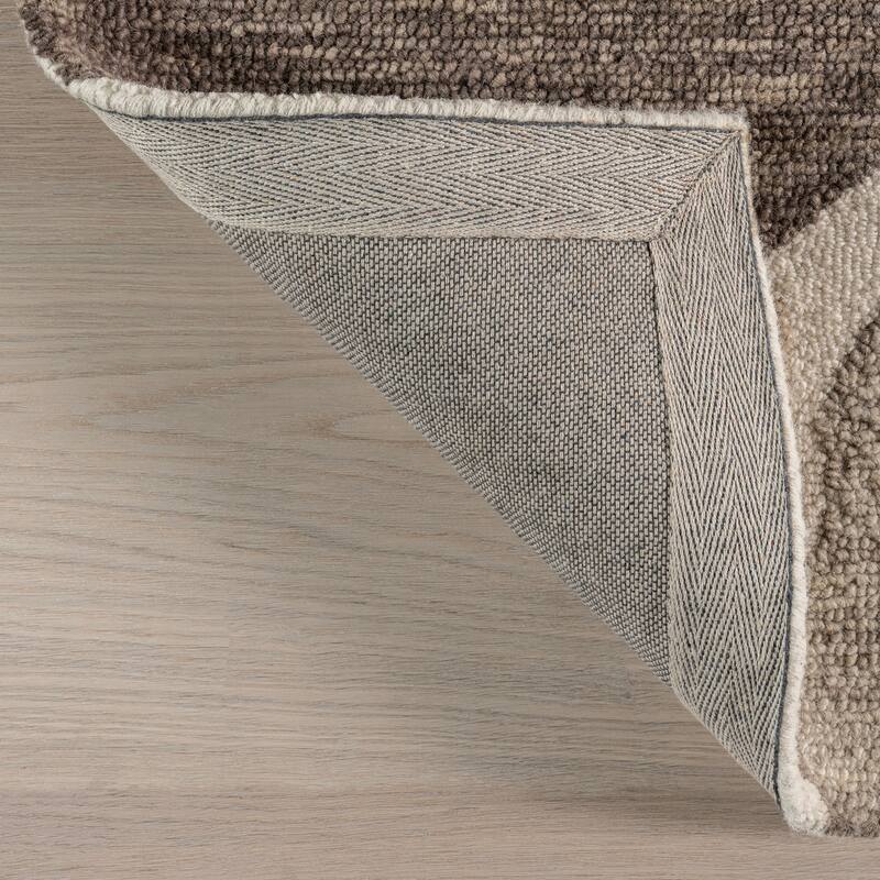 Nuloom Zora Contemporary Pebbles Wool Area Rug