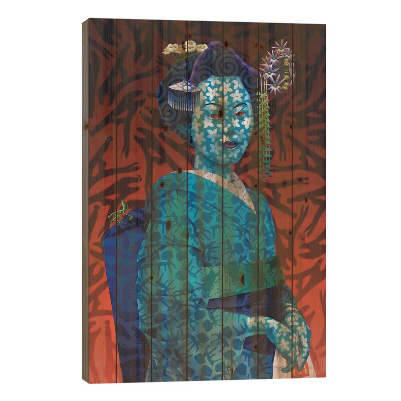 Beauty And The Ugly Truth Print On Wood by Stephen Hall - Multi-Color - 40x26x1.5