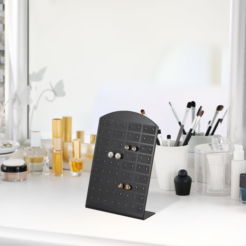 2pcs Earring Display Stand,Acrylic Earring Holder L Rack