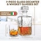preview thumbnail 2 of 6, Bormioli Rocco Selecta Whiskey Set - 33.75 oz. Decanter, 9.5 oz. Glasses