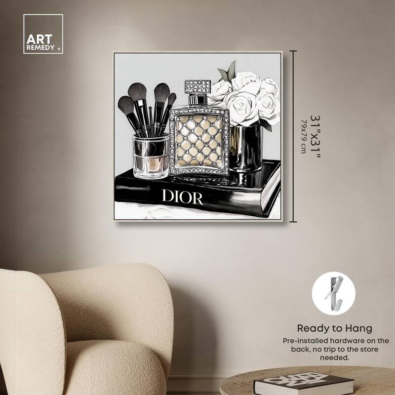 Classy Ink Glam Setup Canvas by Art Remedy