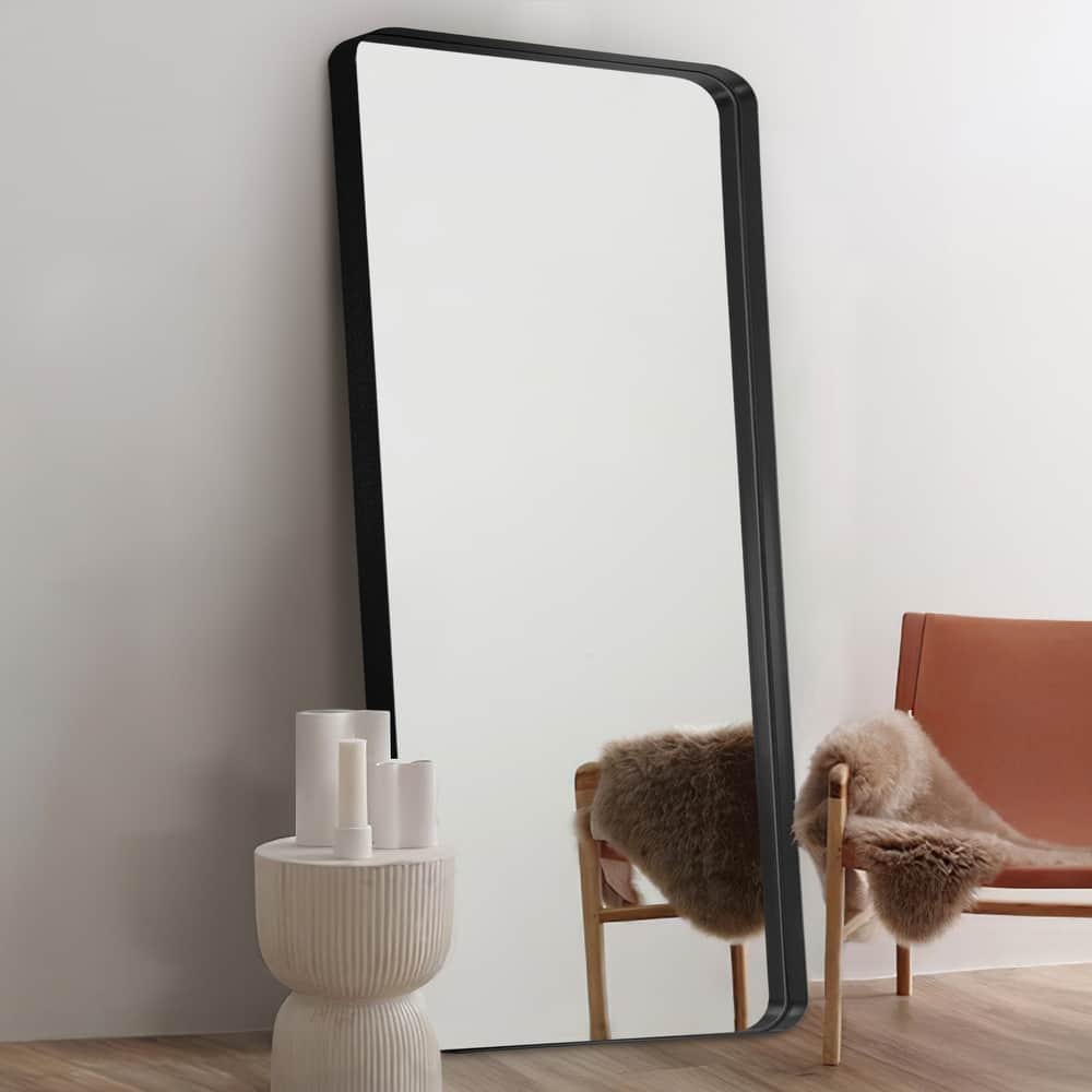 Modern Aluminum Alloy Wall-mounted Rectangular/Arched Deep Mirror
