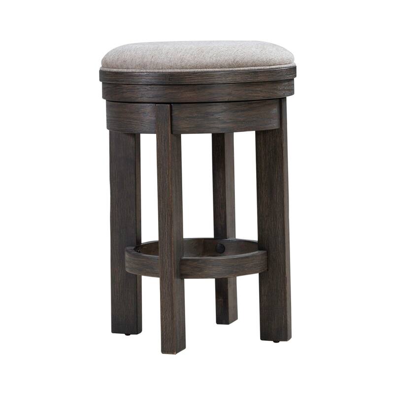 Liberty Furniture Lennox Hill Console Bar Table, Upholstered Swivel Console stools