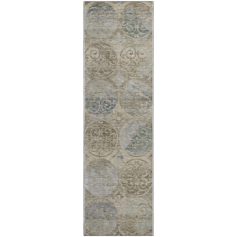 Premium Washable Super Soft Traditional Scroll Mayfield Rug