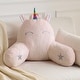 preview thumbnail 1 of 18, Sweet Home Collection Kids Character Shredded Memory Foam Bed Rest Pillow with Arms Unicorn