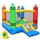 preview thumbnail 1 of 8, Costway Inflatable Bounce House Kids Jumping Castle w/ Slide Ocean - See Details See Details - 5-7 Years