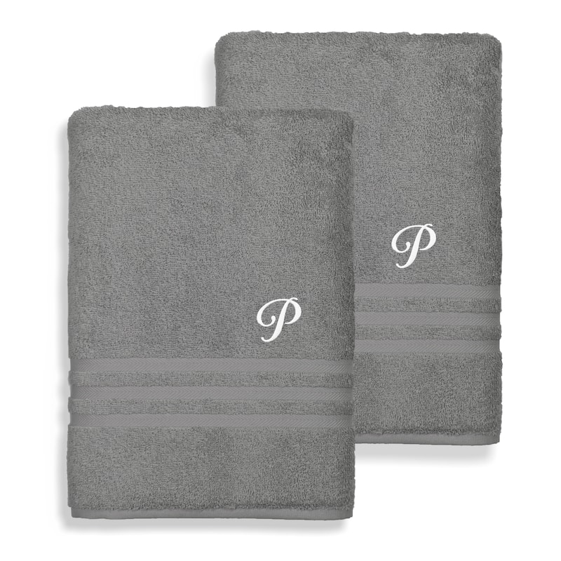 Authentic Hotel and Spa 100% Turkish Cotton 2PC Denzi Bath Sheet Set. - P
