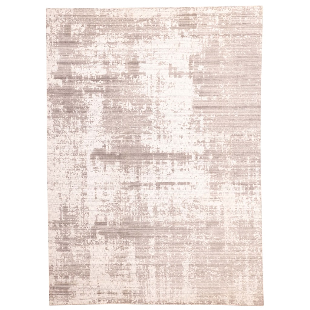 ECARPETGALLERY Hand Loomed Elysian Dark Grey Viscose, Wool Rug - 10'0 x 13'9