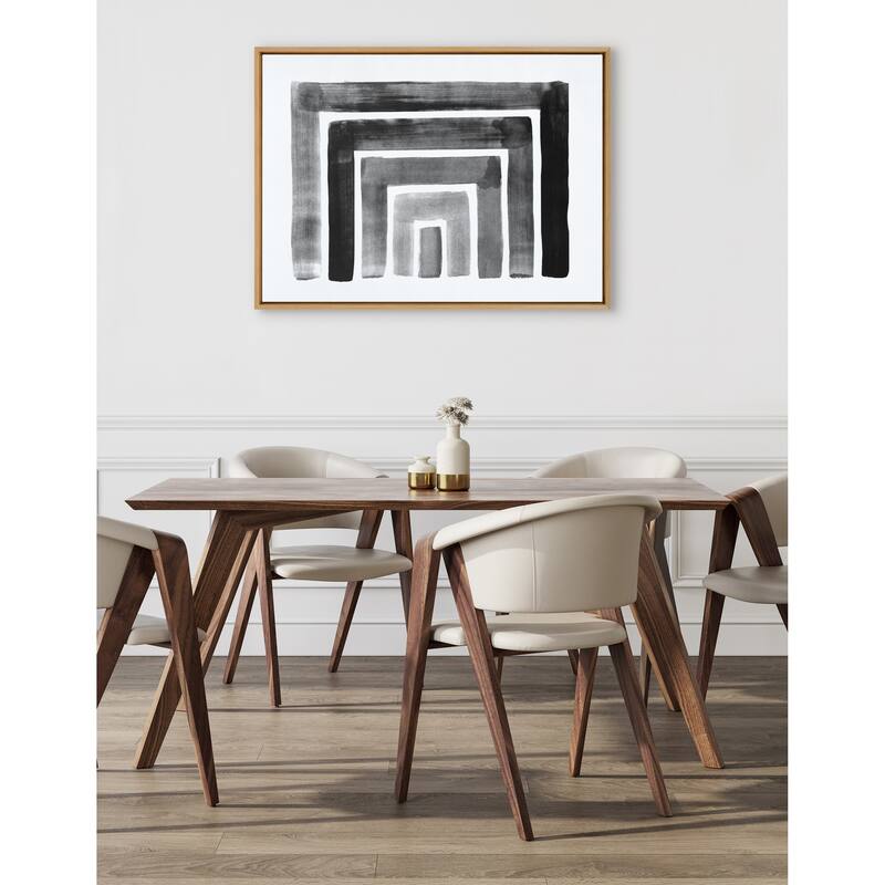 Kate and Laurel Sylvie Rainbow Canvas by The Creative Bunch Studio