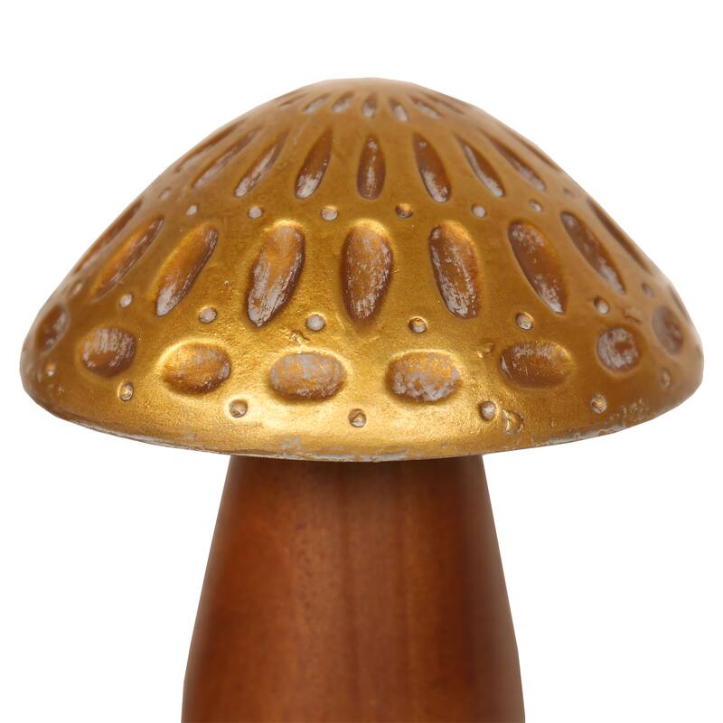 Kaisley Wooden Mushrooms, Set of 3 - Multiple