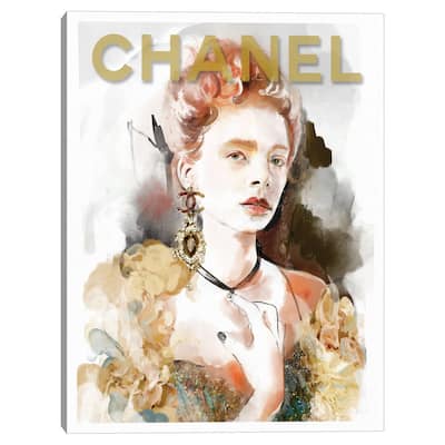 Mode Parisienne Luxe IV C Canvas Art Print