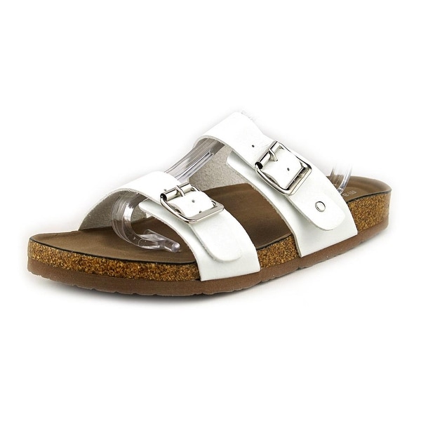 madden girl sandals white