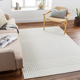 Livabliss Himalia Farmhouse Machine Washable Area Rug