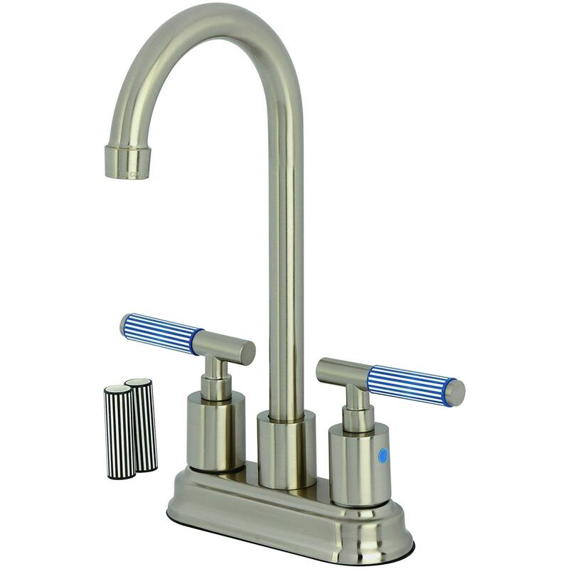Kingston Brass KB849.KPS Synchronous 1.8 GPM Standard Bar Faucet - Brushed Nickel