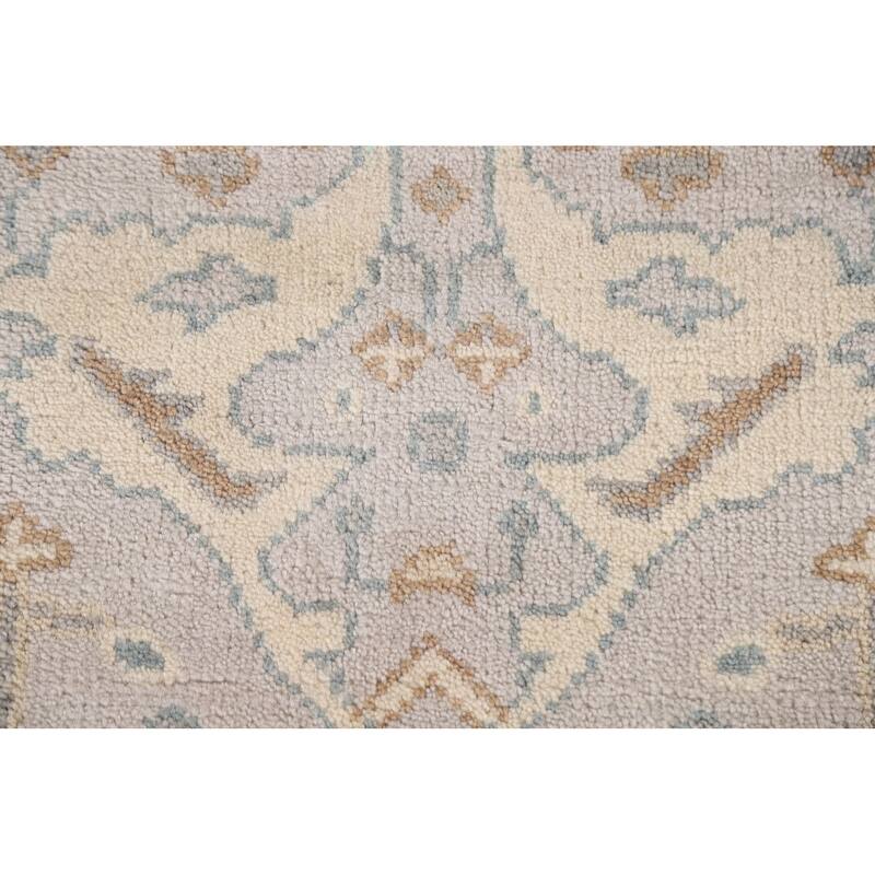 Transitional Oushak Oriental Runner Rug Handmade Wool Carpet - 2'7"x 8'3"