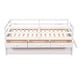 preview thumbnail 20 of 46, Modern Twin Size Low Loft Bed With Full Safety Fence,Climbing Ladder,Storage Drawers and Trundle