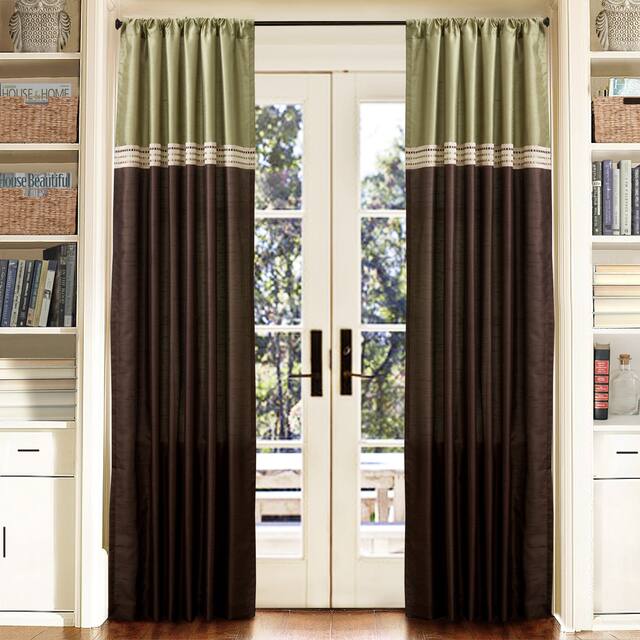 Lush Decor Terra Window Curtain Panel Pair