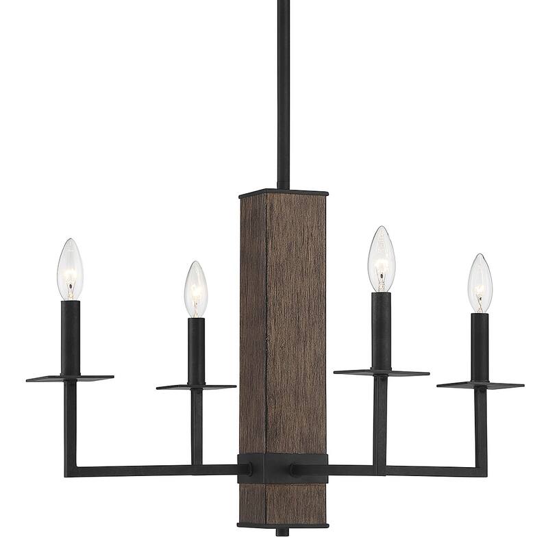 Meridian M10089 4 Light 26" Wide Taper Candle Chandelier - Remington