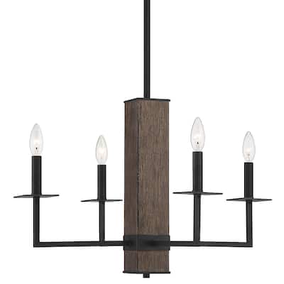 Meridian M10089 4 Light 26" Wide Taper Candle Chandelier