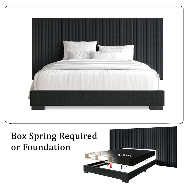 CraftPorch Simple Luxury Wall Panel Bed