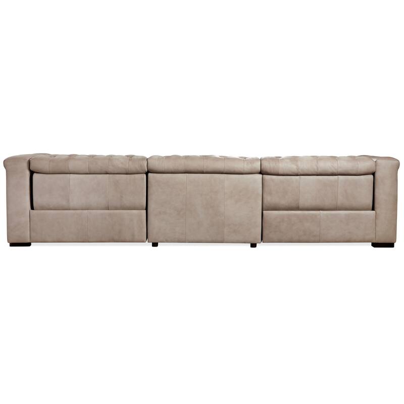 Savion Grandier Power Recliner Sofa w/ Power Headrest - 124"W x 30"H x 43"D