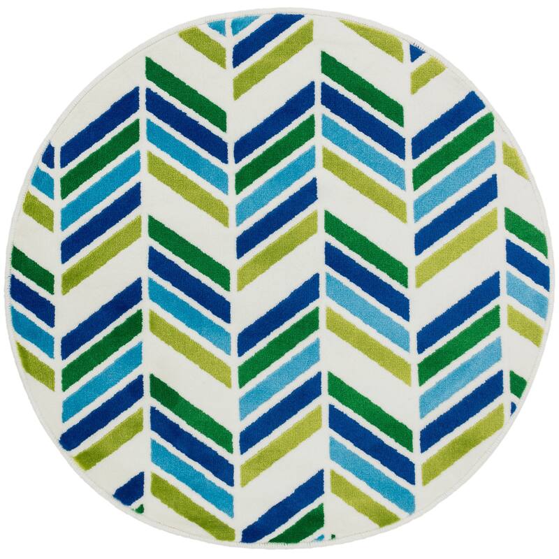 Alexander Home Amelia Chevron Stripe Rug