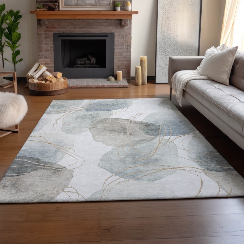 Premium Washable Super Soft Abstract Modern Mayfield Rug