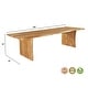 preview thumbnail 27 of 36, Cedar Live Edge Solid Wood Dining Table