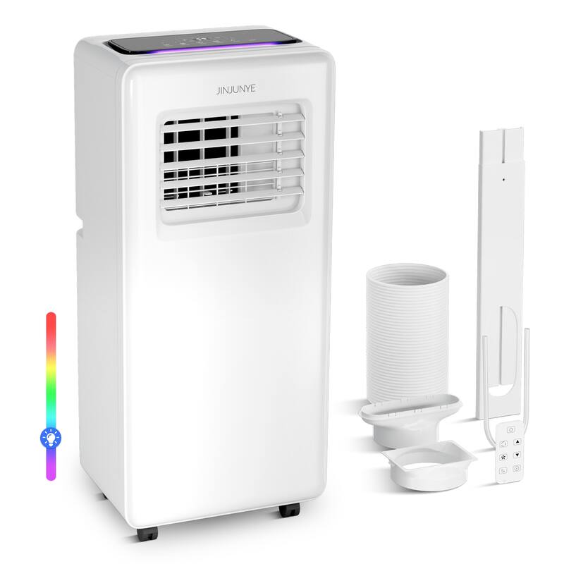 10000 BTU Portable Air Conditioner with Remote Control – 4-in-1 AC Unit for Rooms up to 300 Sq.ft