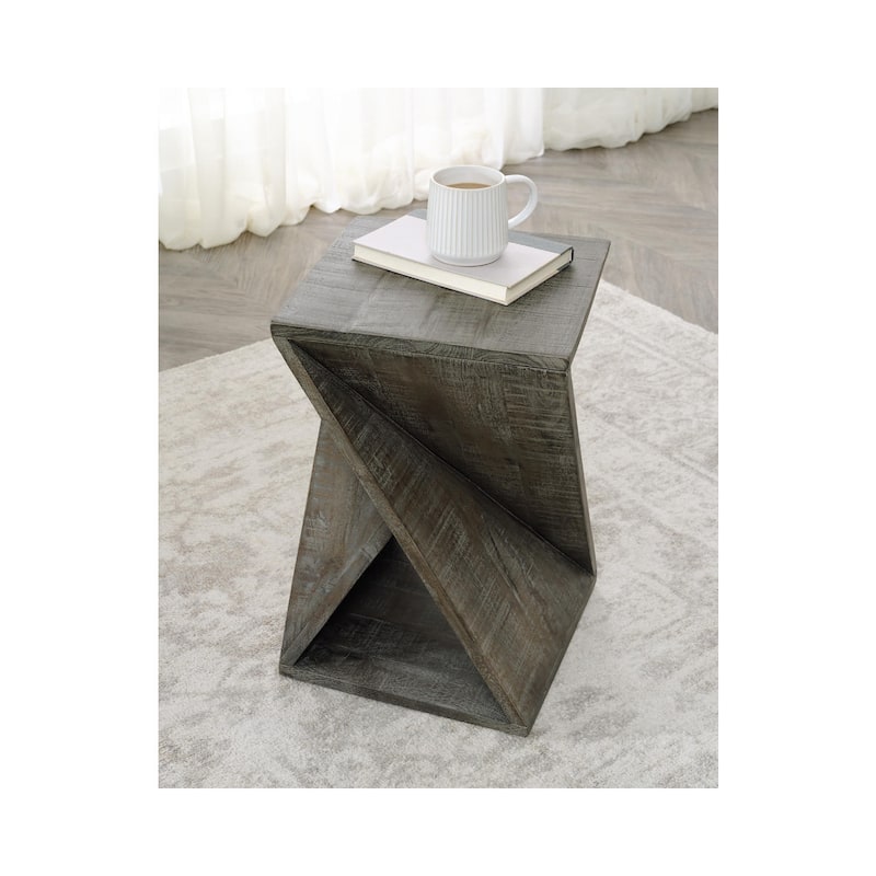 Signature Design by Ashley Zalemont Accent Table - 14"W x 14"D x 22"H