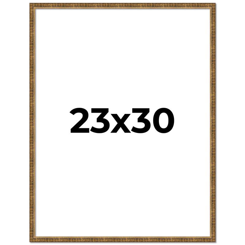 23x30 Frame Gold Picture Frame - Complete Modern Photo Frame Includes