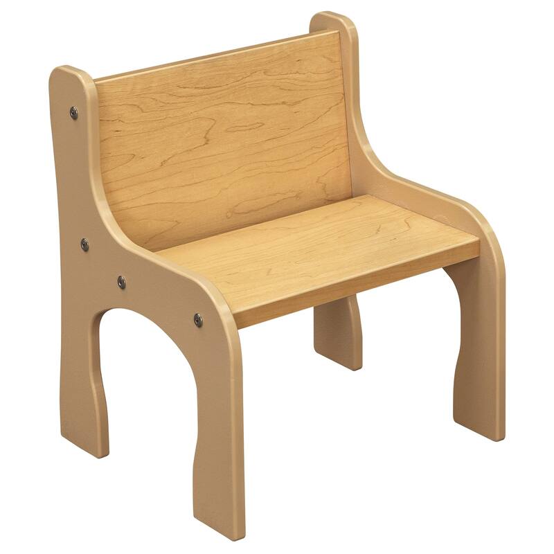 Tot Mate 8" Laminate Activity Chair Pack of 2, Ready-To-Assemble