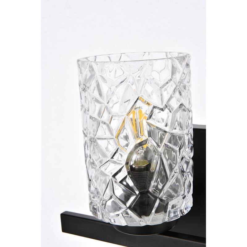 Cara 1 Light Bath Sconce with Clear Shade