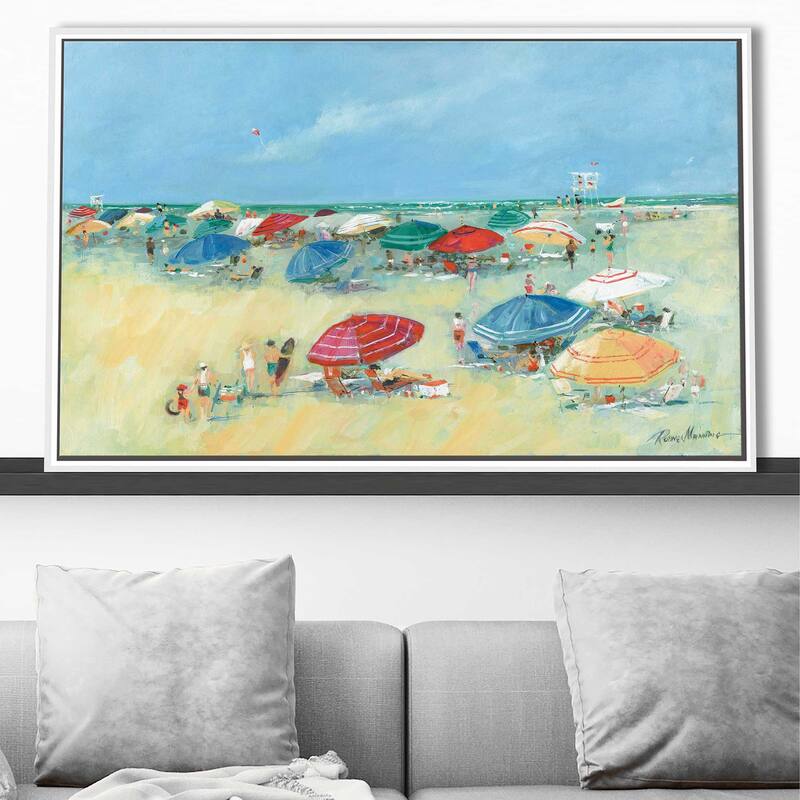 "The Shore I" by Ruane Manning Print on Floating Canvas