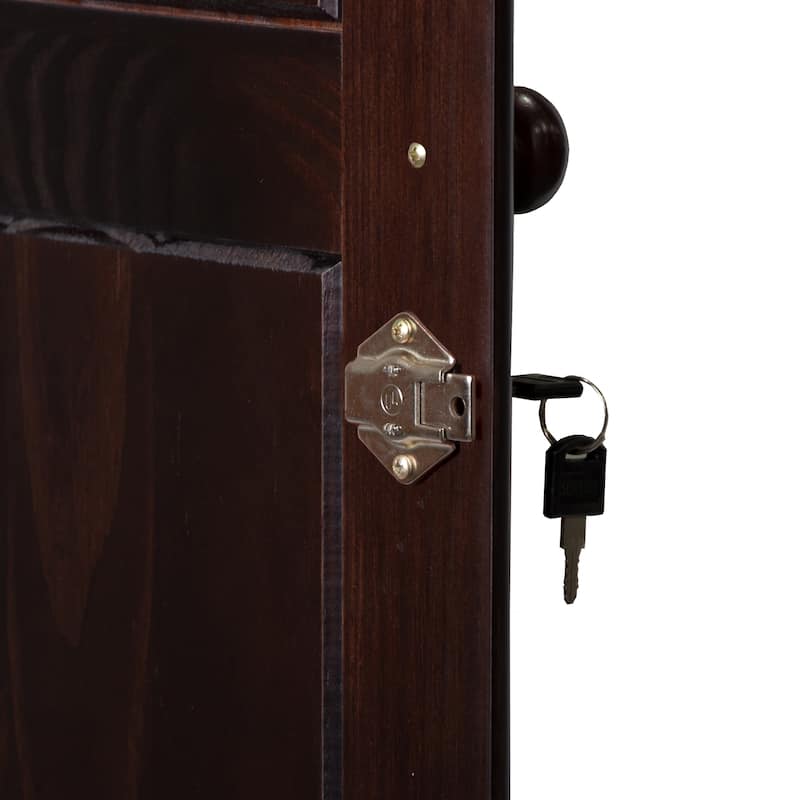Palace Imports 100% Solid Wood Smart Wardrobe Armoire with 2 Drawers, Metal or Wooden Knobs