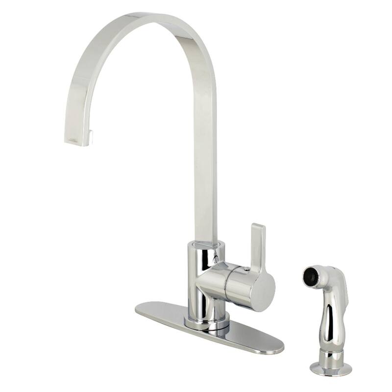 Continental 1-Handle Kitchen Faucet with Side Sprayer