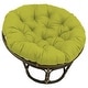 preview thumbnail 12 of 16, 48-inch Indoor/Outdoor Papasan Cushion (Cushion Only) Lime